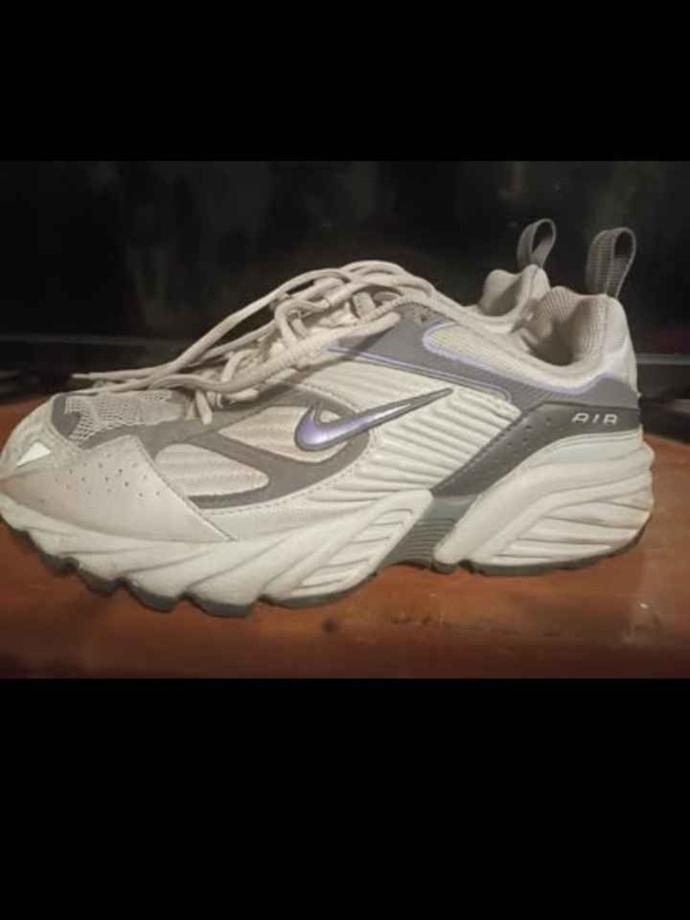 Nike Air Women's White & Gray Athletic Sneakers